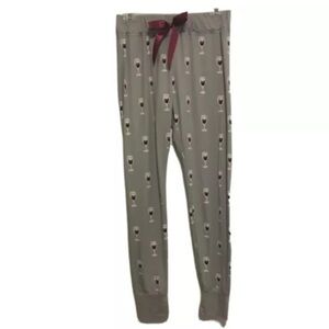 Red Wine Lounge Pants Size S/M